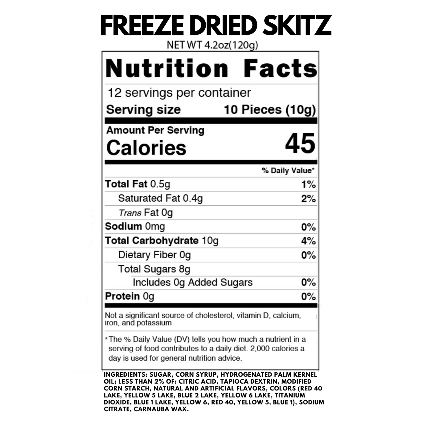 Freeze Dried Skitz